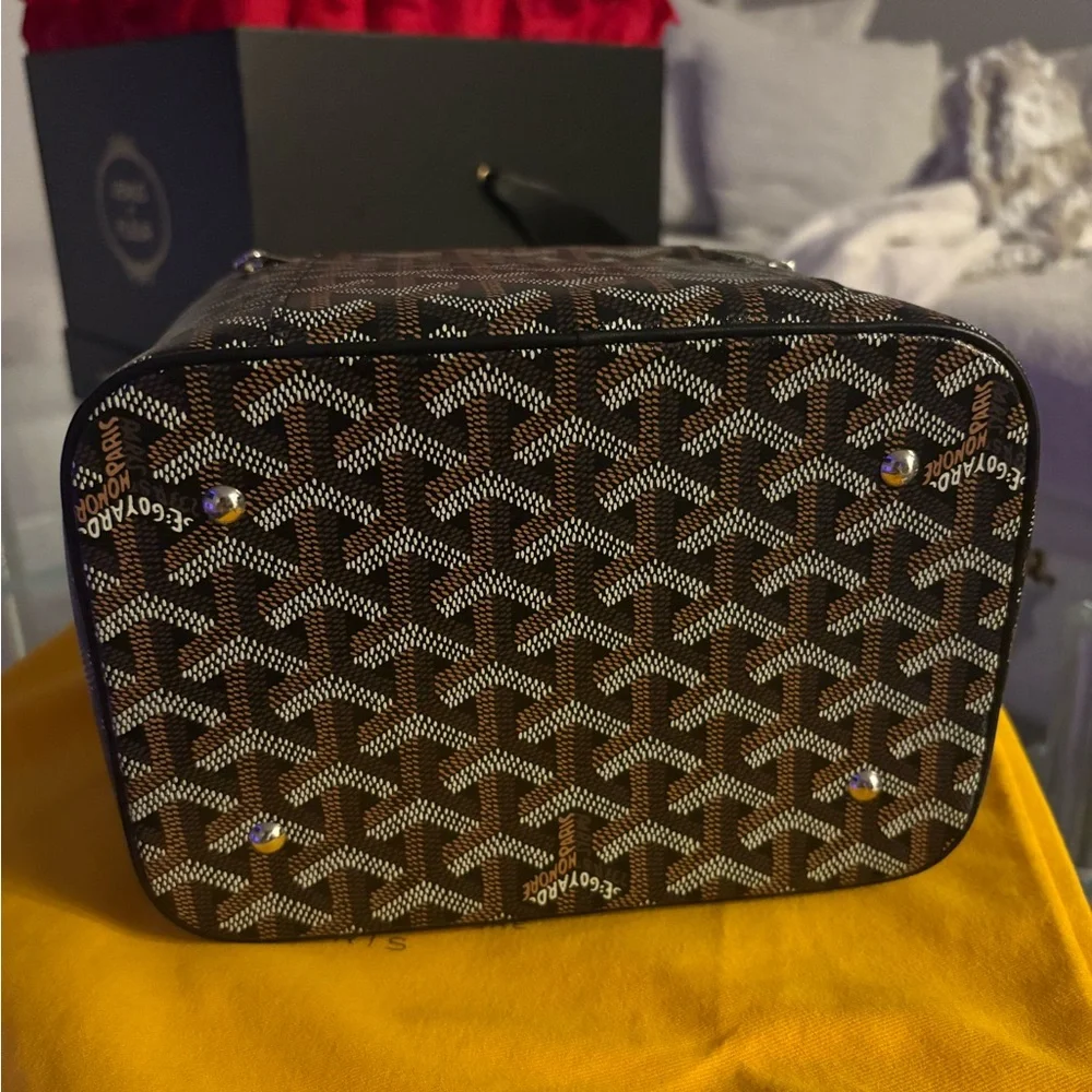 Goyard Black and Brown Monogram Case - Picture 4 of 5
